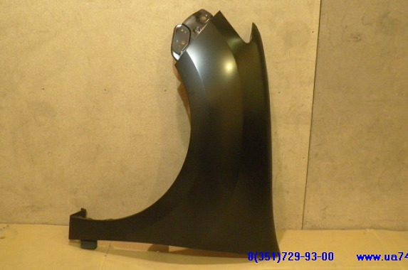 Крыло левое без отверстия под повторитель Renault Logan 2014-2022 / Sandero 2014-2018 (Тайвань)