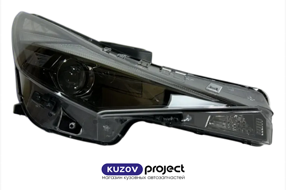 Фара правая (LED) c электрическим корректором Hyundai Elantra 2020-2022 (Китай)